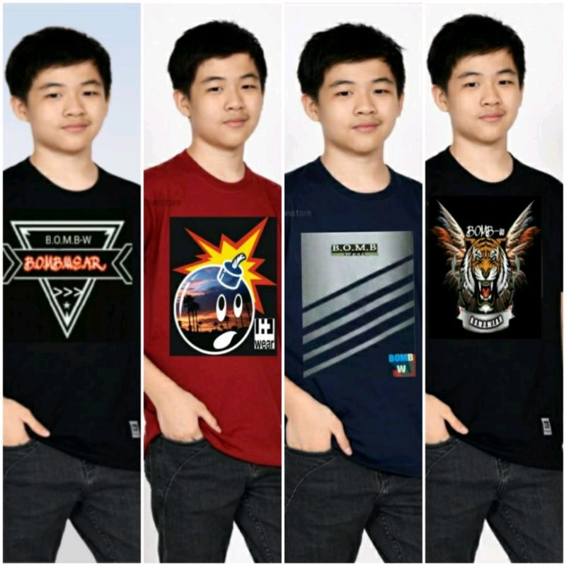 KAOS JUNIOR KAOS ANAK TANGGUNG KAOS ANAK UMUR 9-15