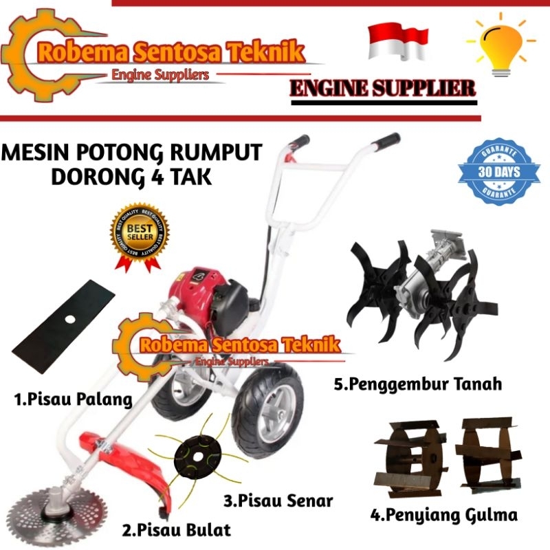 Mesin Potong Rumput 4 Tak (Dorong)