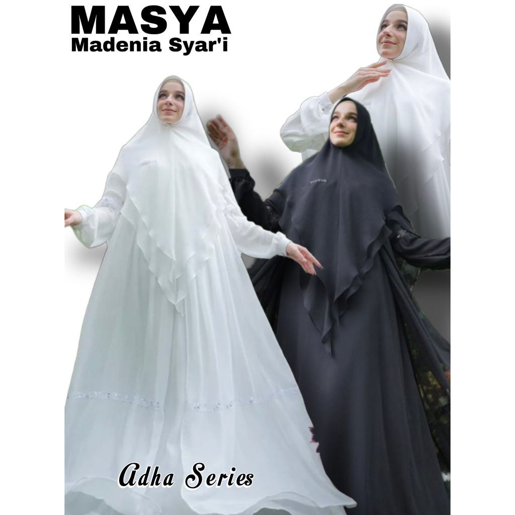 Masya / Adha Series / Baju Set Syari / Baju muslim / Dress Syari