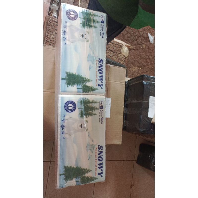 Tissue snowy facial 1000 sheets 2 ply 1 bal isi 10 sheets murah lembut berkualitas