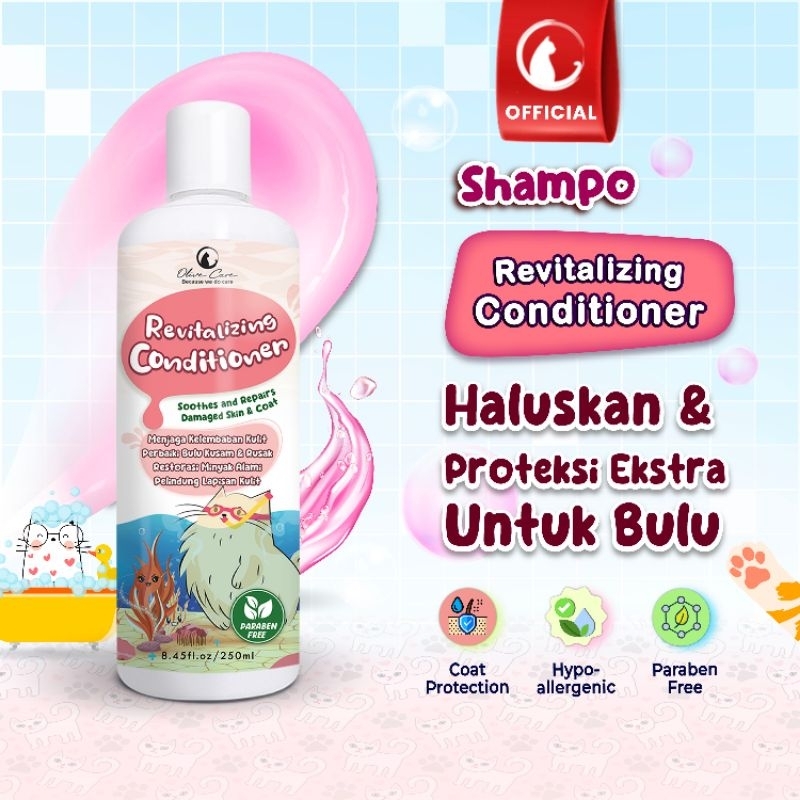 OLIVE CARE SHAMPO KUCING REVITALIZING CONDITIONER