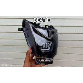 lampu depan led daymaker 3 lensa beat fi