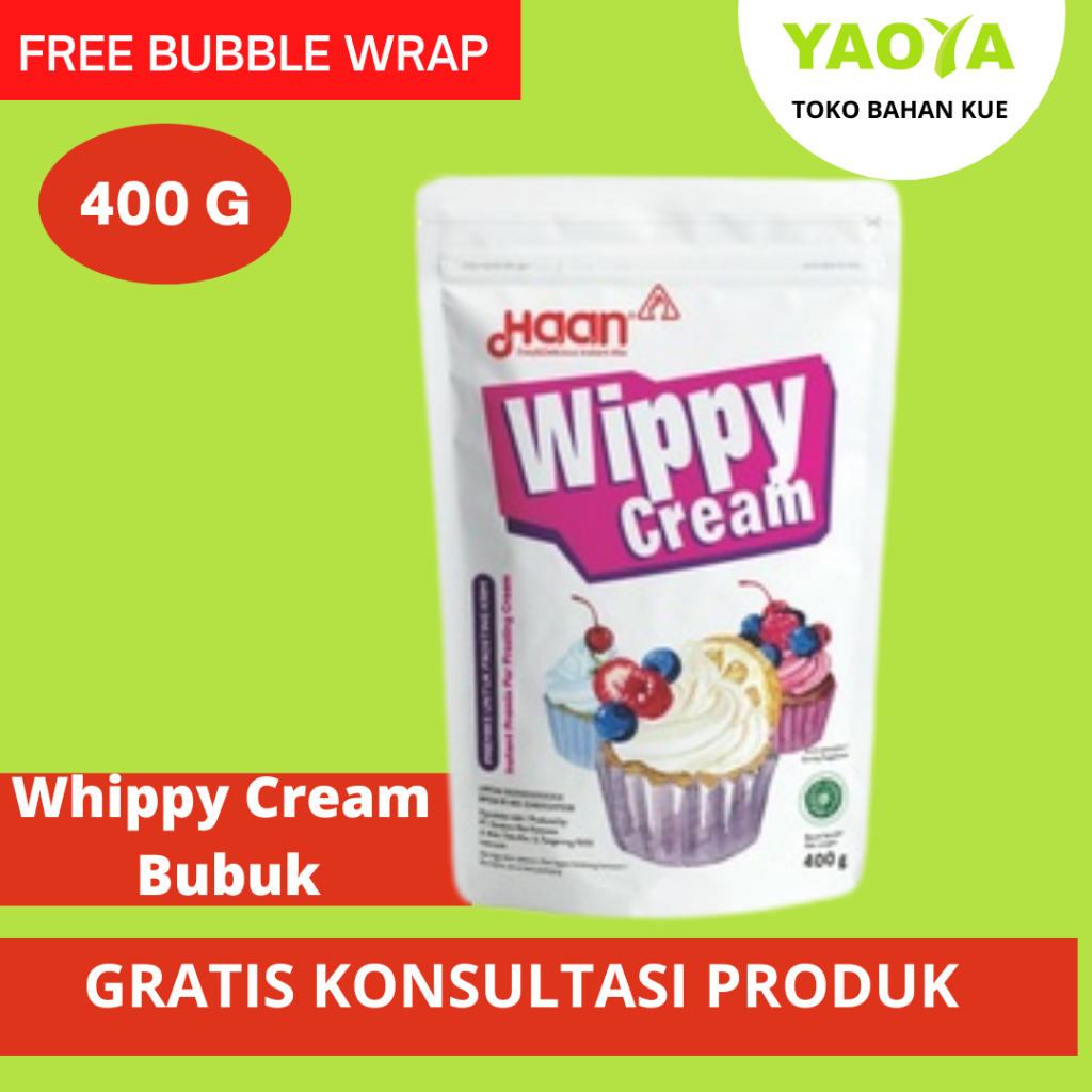 

HAAN WIPPY CREAM STANDING POUCH 400G