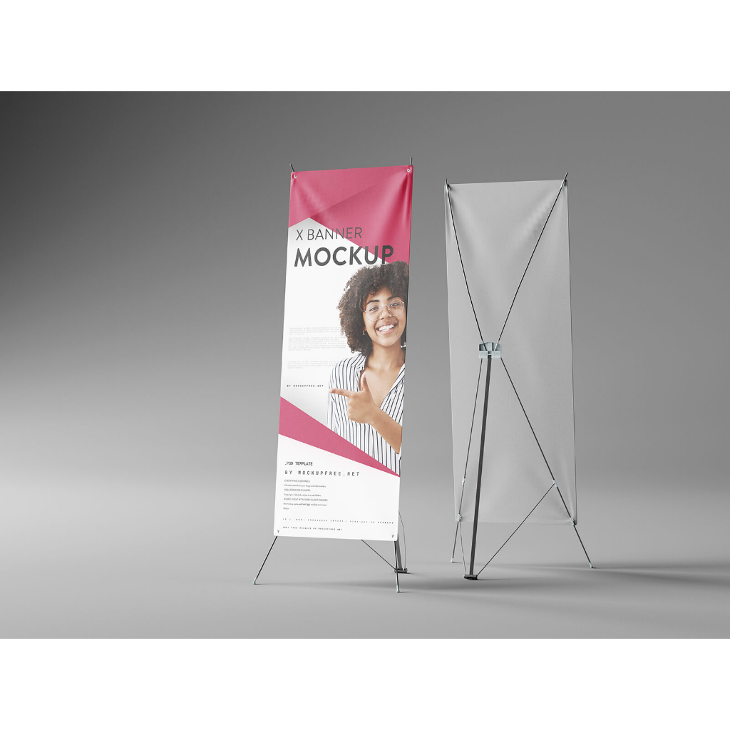 [FREE DESIGN] Y X Banner ukuran 60x160 CM & 80x180 CM