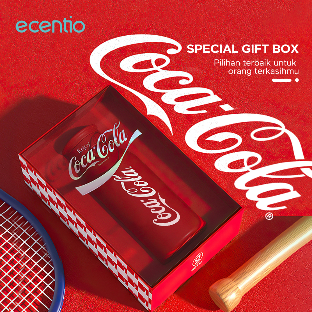 ecentio Coca-Cola Coffee Cup tumbler kaca Stainless 316 Tahan Panas Dan Dingin Mug Travel