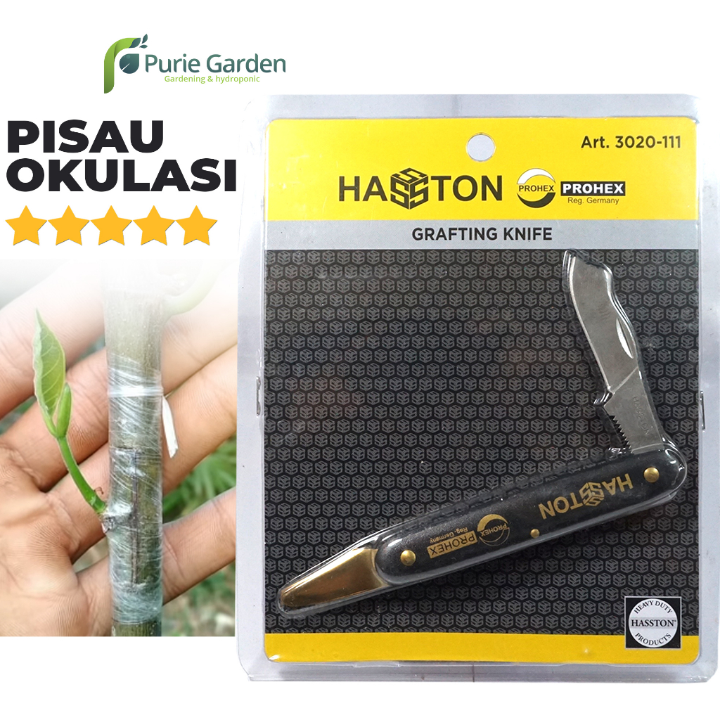 Pisau Okulasi Stek Cangkok Grafting Hasston PG KDR