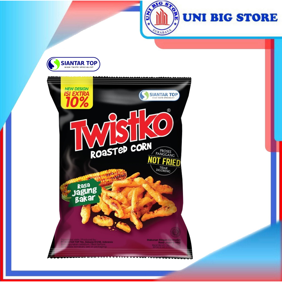 

Twistko Roasted Corn 70 gr Cemilan Jagung Bakar