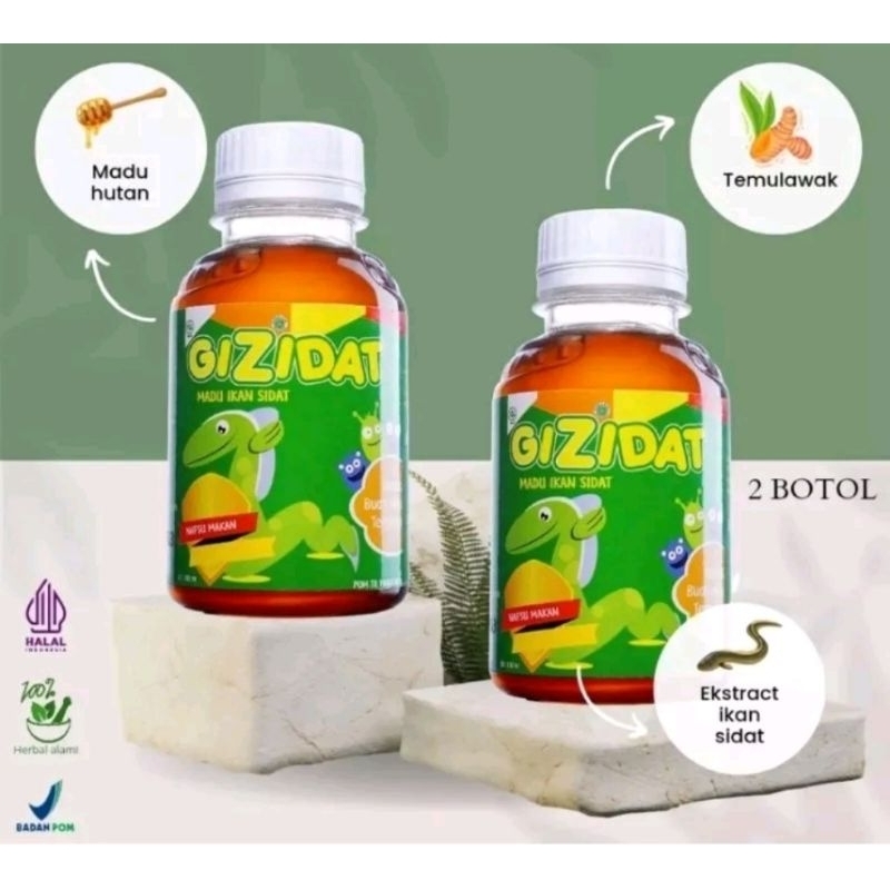 Gizidat Madu Anak ekstra Temulawak & minyak ikan sidat