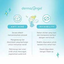 ✿ELYSABETHME✿ Derma angel acne day patch putih pereda jerawat plester