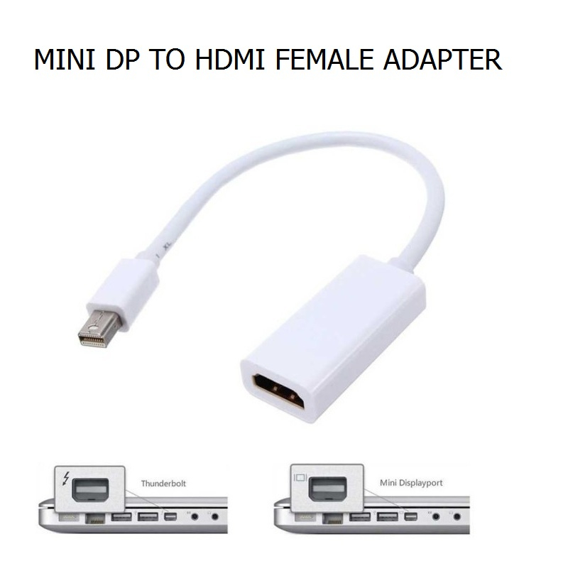 Kabel Mini Displayport to HDMI F DP Display Port Thunderbolt Macbook