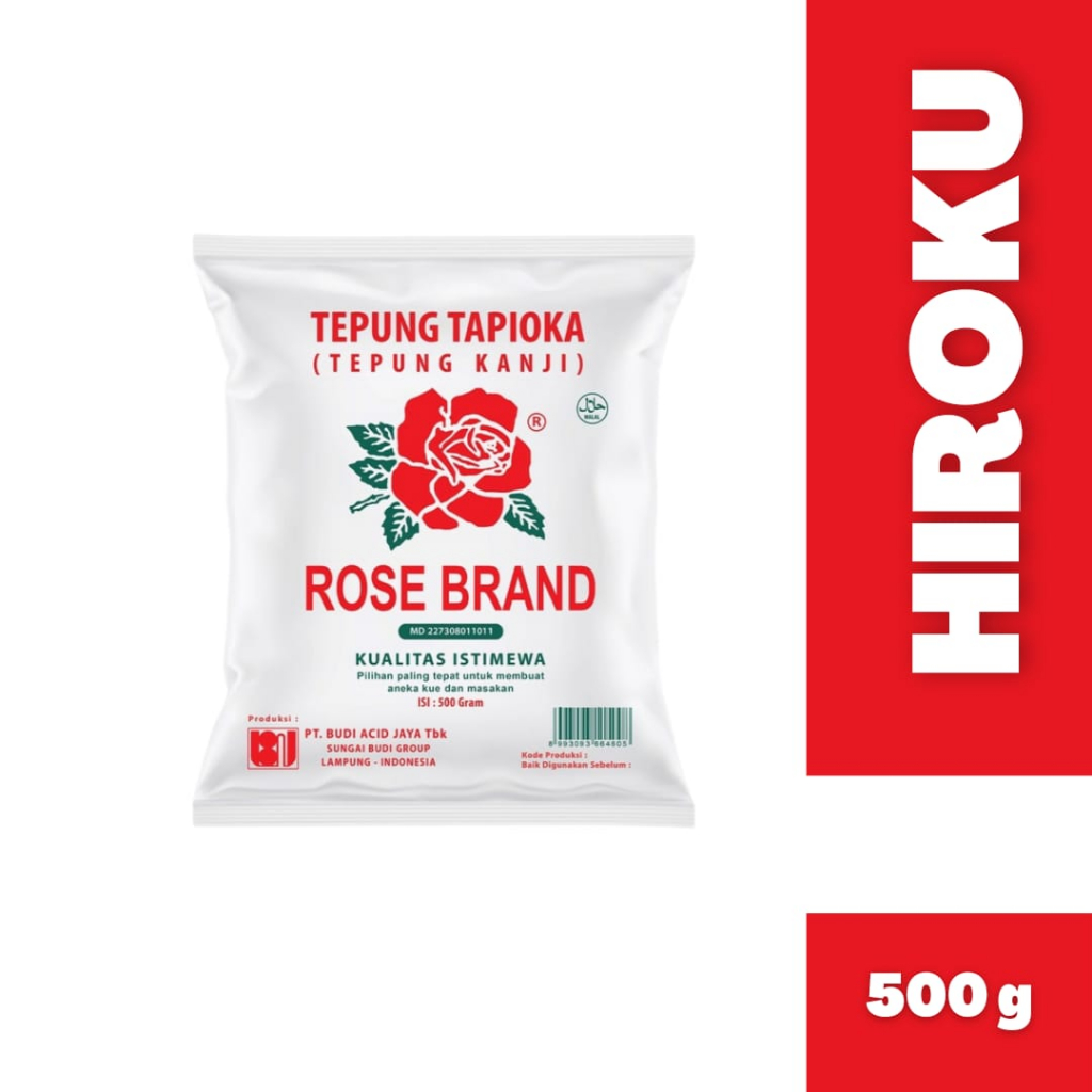 

Tepung Tapioka Kanji Rosebrand / Tapioka Pak Tani/Tapioka Cap Bola/ Tapioka Cap Gunung Agung Hiroku