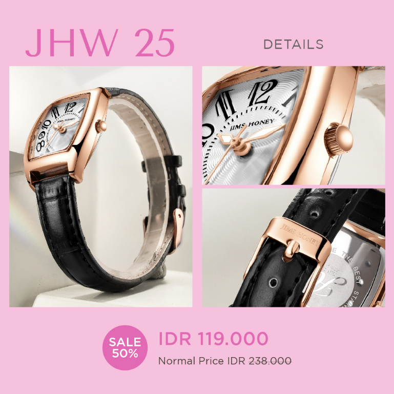 JIMS HONEY JAM TANGAN WANITA JHW 25 (FREE EXCLUSIVE BOX)