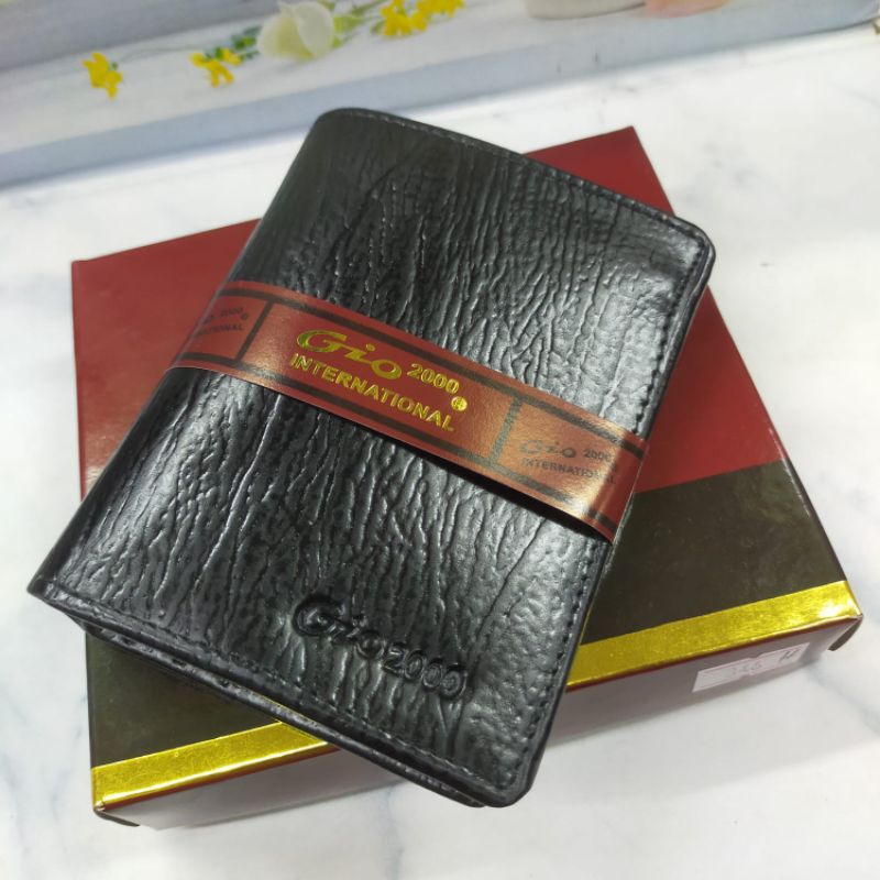 Dompet kulit pria GIO 2000 kulit asli dompet lipat kulit GIO 2000