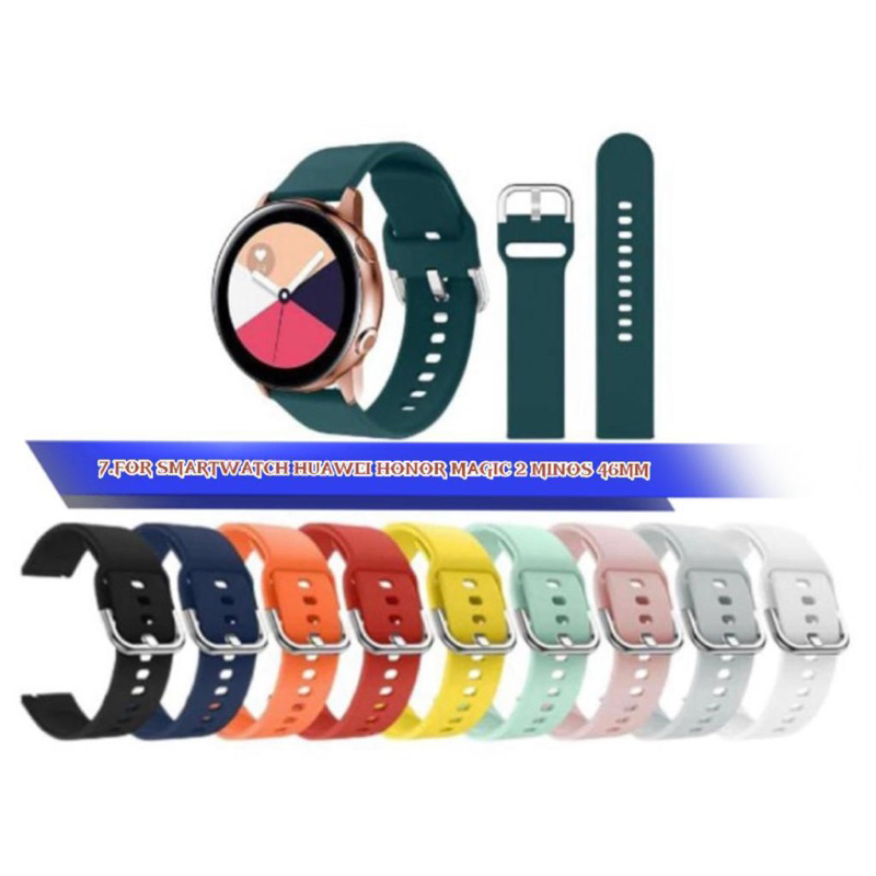 Strap / Tali Smart Watch For Huawei Honor Magic 2 Minos 46mm - 22mm Silicone