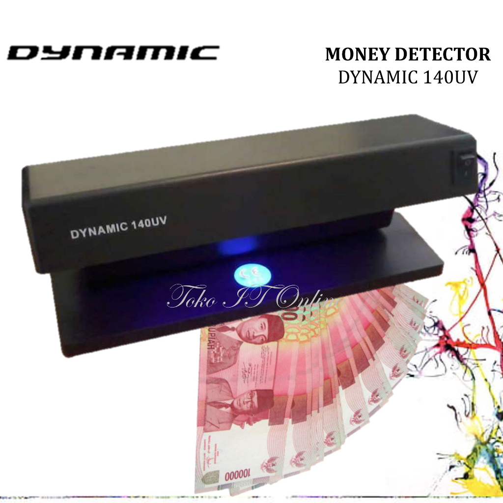 DETEKTOR UANG PALSU  DYNAMIC 140UV / MONEY DETECTOR DYNAMIC 140 UV