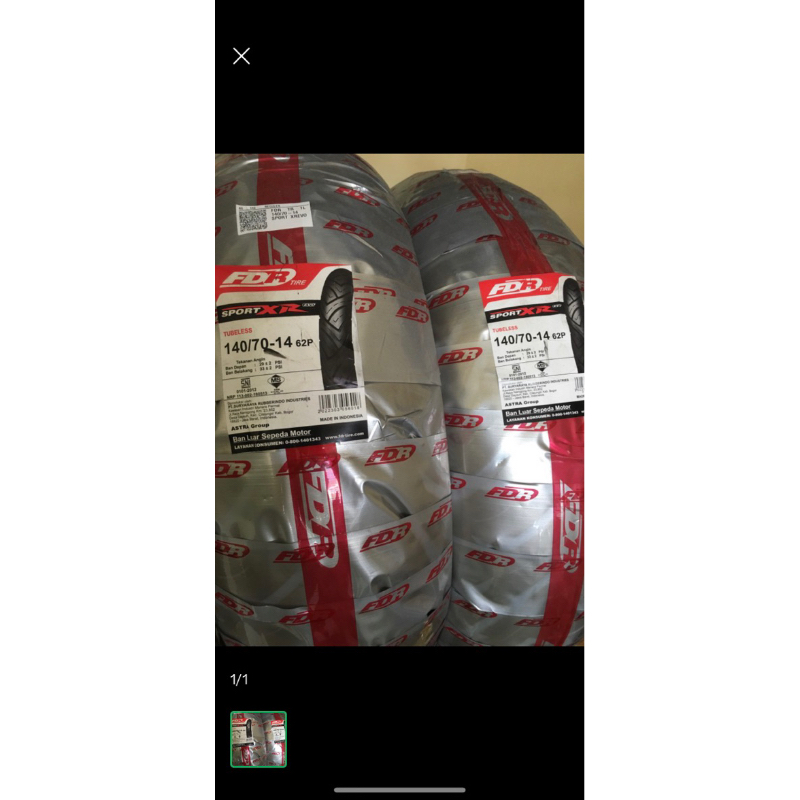 BAN TUBLES FDR 140/70-14