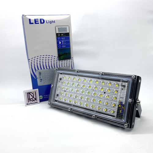 LAMPU SOROT / TEMBAK LED SLIM 50 WATT / 50W / SLIM LED FLOODLIGHT50 WATT AC 220V