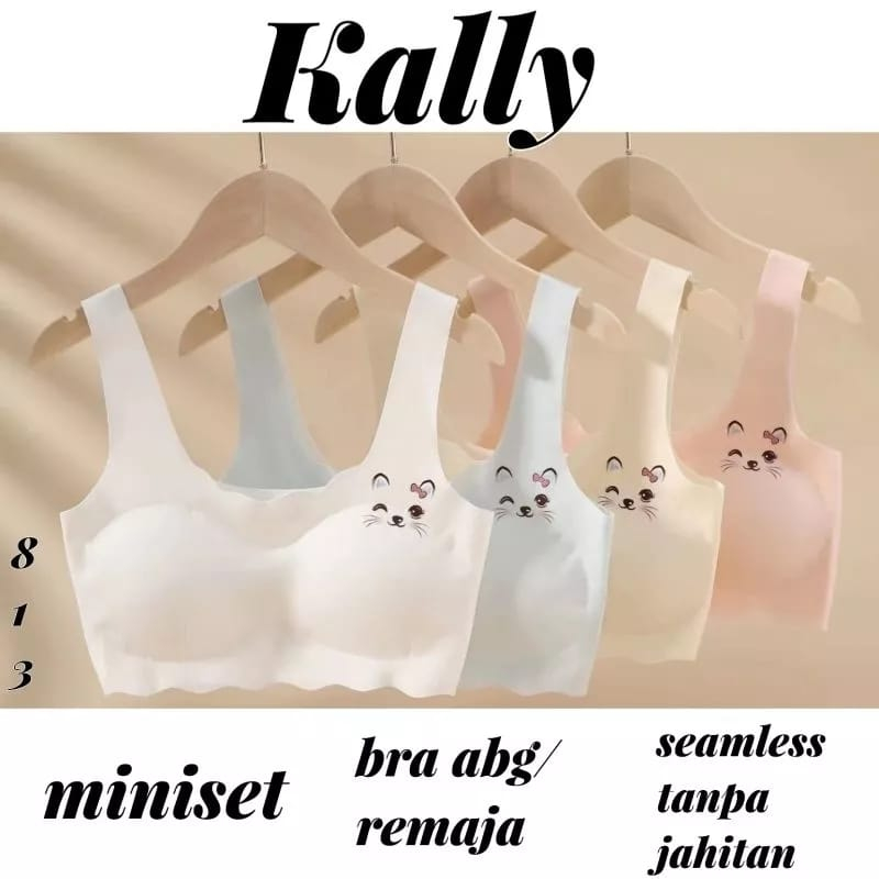 MINISET / BRA ABG REMAJA KALLY 815 - Model Seamless