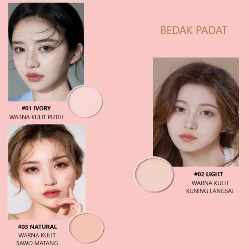 LAMEILA 5215 BEDAK PADAT AERENEY OIL CONTROL PRESSED POWDER TAHAN LAMA