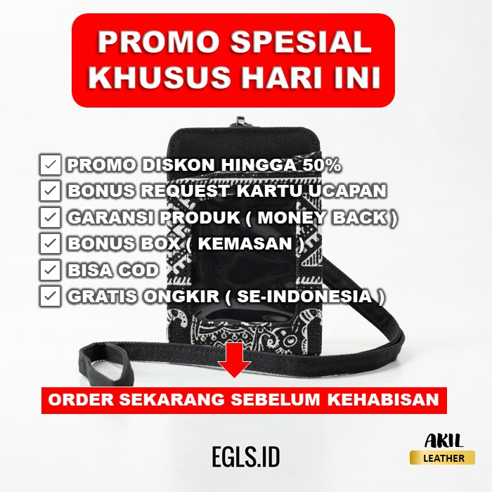 Name Tag Id Card Holder Egls Luke Lanyard Model Kalung Buat Karyawan Kantor Perusahaan Panitia Bahan Canvas polyester Premium