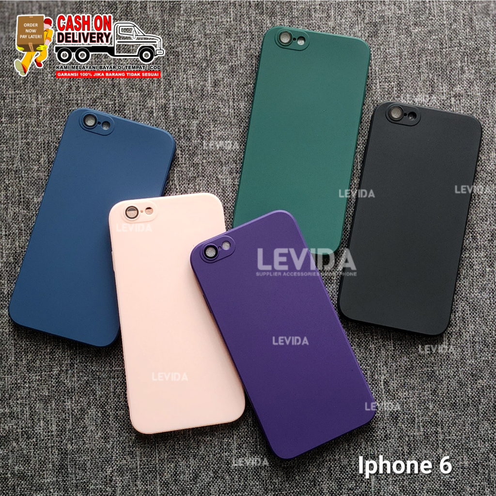 Iphone 6 Plus Iphone 8 Plus Iphone 7 Plus Softcase Macaron Lens Protect Kamera Square Case Iphone 6 