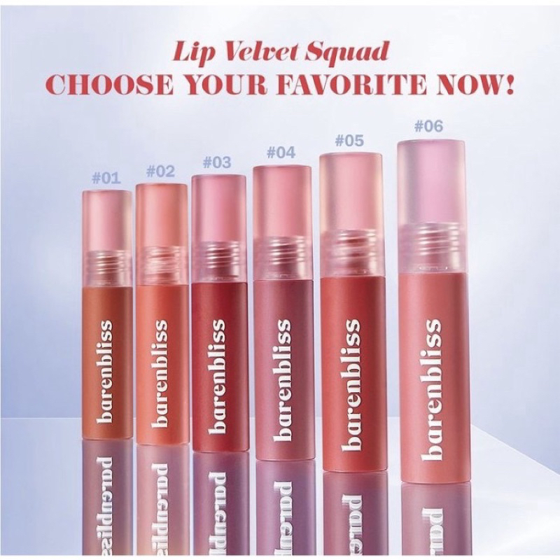 BARENBLISS CHERY MAKES CHERFULL LIP VELVET