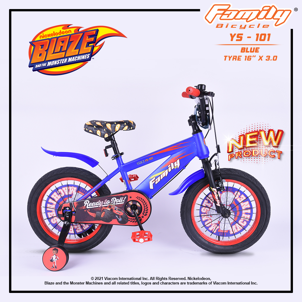 KHUSUS LUAR KOTA - Sepeda Anak BMX Family Blaze YS-101 12/16 inch