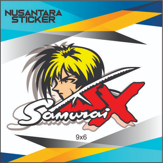 stiker samurai x samping