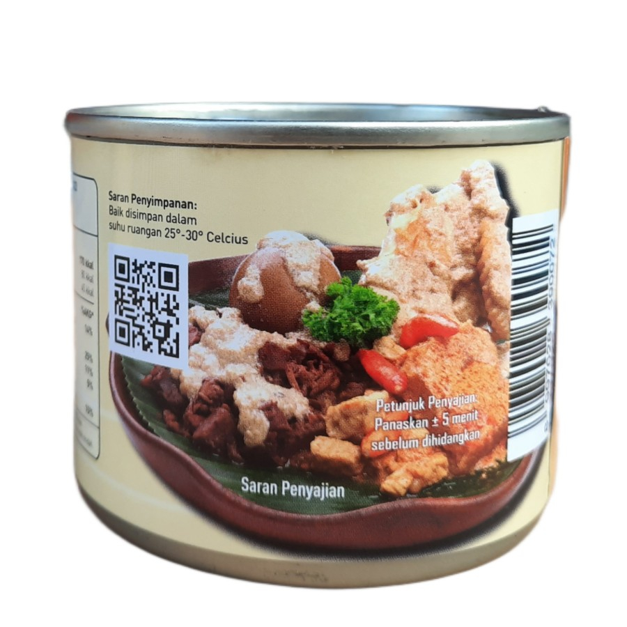 Gudeg Kaleng Bu Tjitro Varian Original Asli Jogja - 210Gram