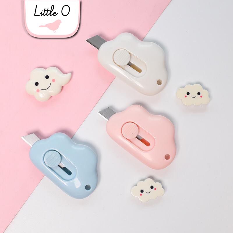 

Cutter unik terbaru / cutter mini model awan / cutter untuk buka paket / cutter lucu