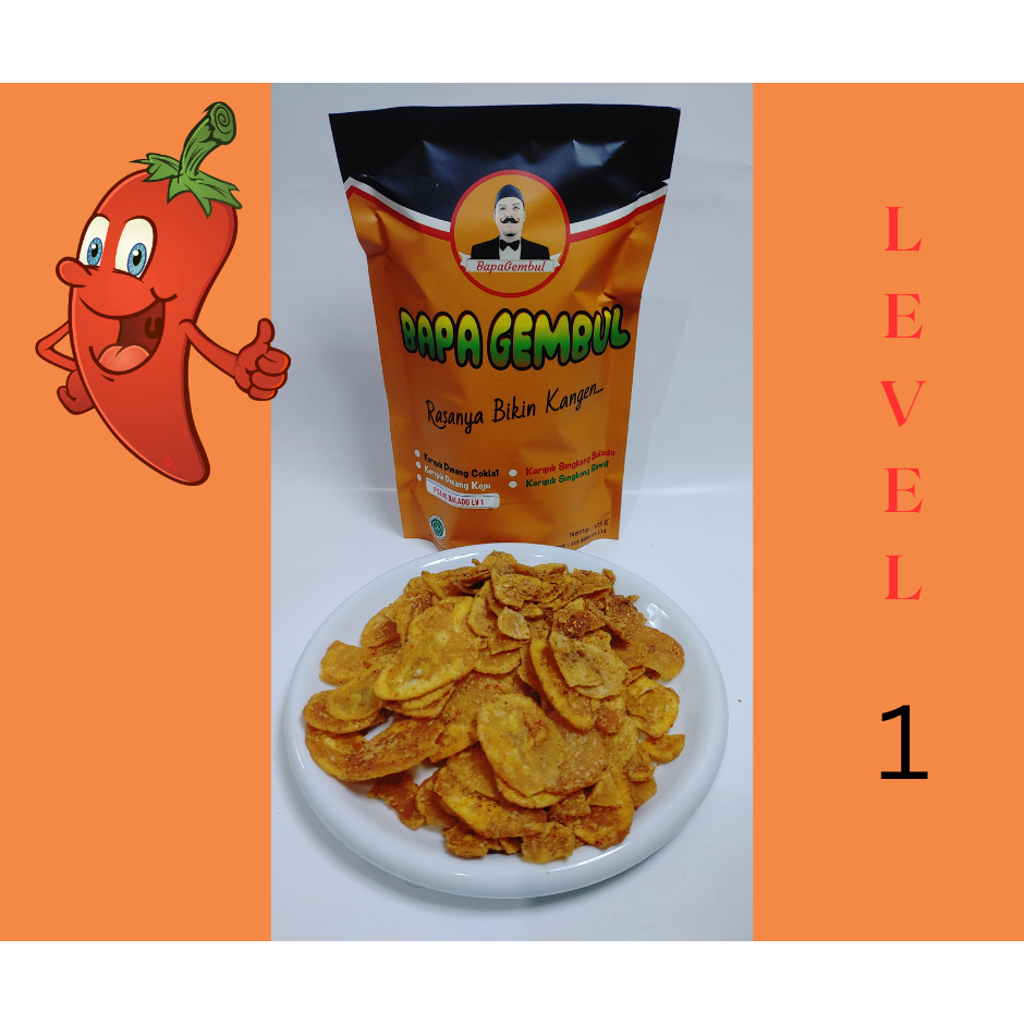 

Keripik Pisang Balado Bapa Gembul Level 1