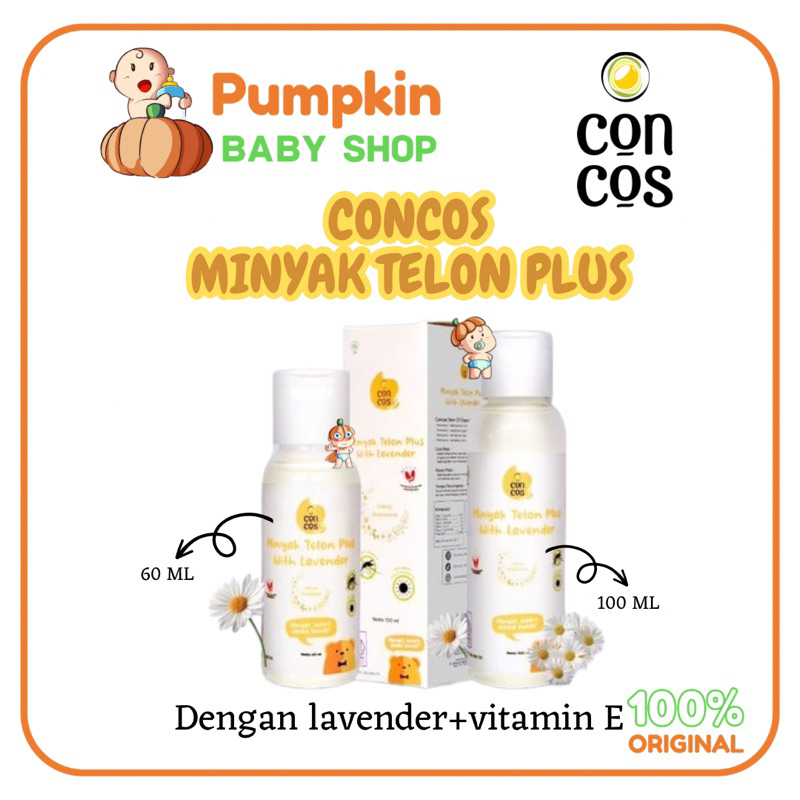 Concos Minyak telon Plus With lavender / Minyak Telon concos