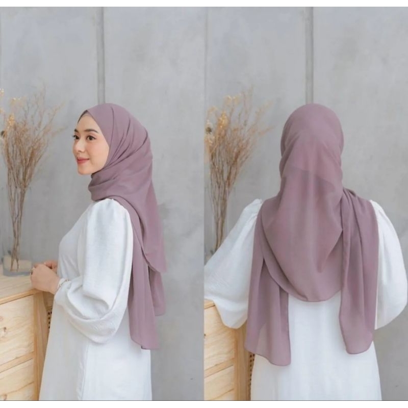 promo pashmina oval ceruty babydoll premium / pasmina oval / hijab pasmina oval ceruty / pasmina ova