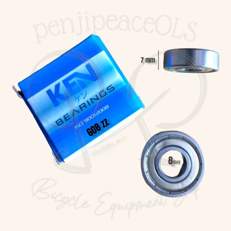 bearing ken as roda 608 zz 6000 zz bearing roda sepeda