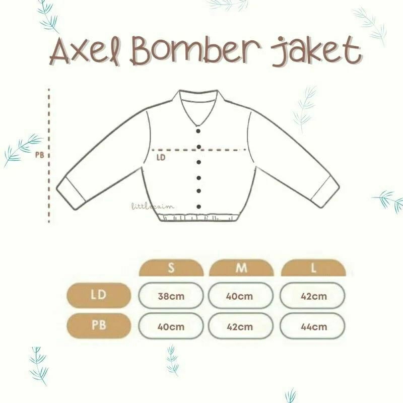 JAKET AXEL BOOMBER BY LITTLE CAIM