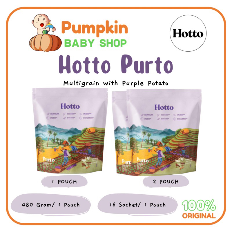 HOTTO Purto multigrain with purple potato / Hotto multigrain