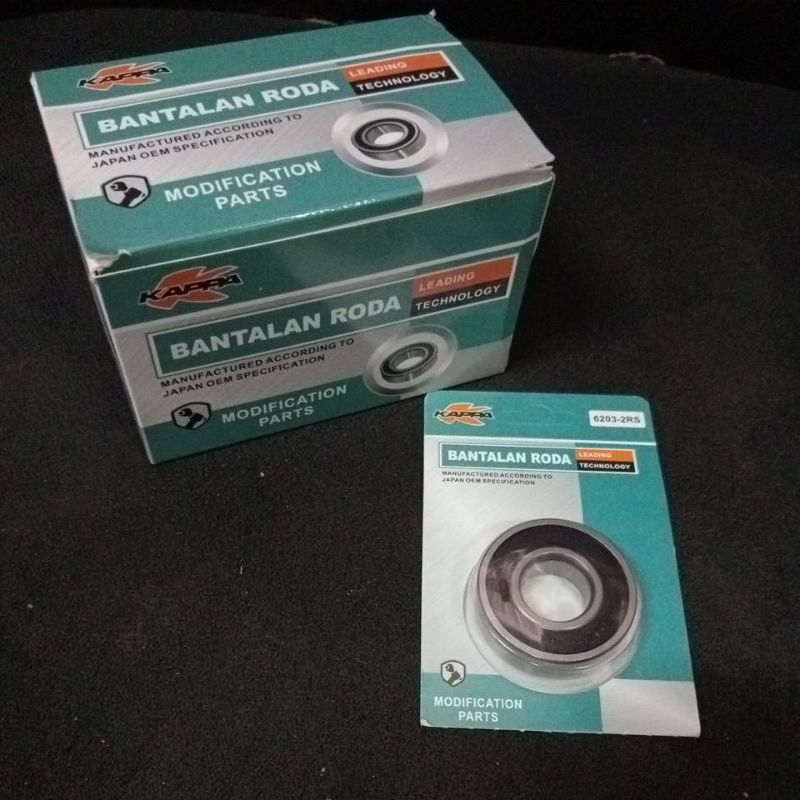 Bearing Lahar 6203 - 2RS Bearing Bantalan Roda Motor Roda Depan - Belakang / Laher / Lahar / Lakar /