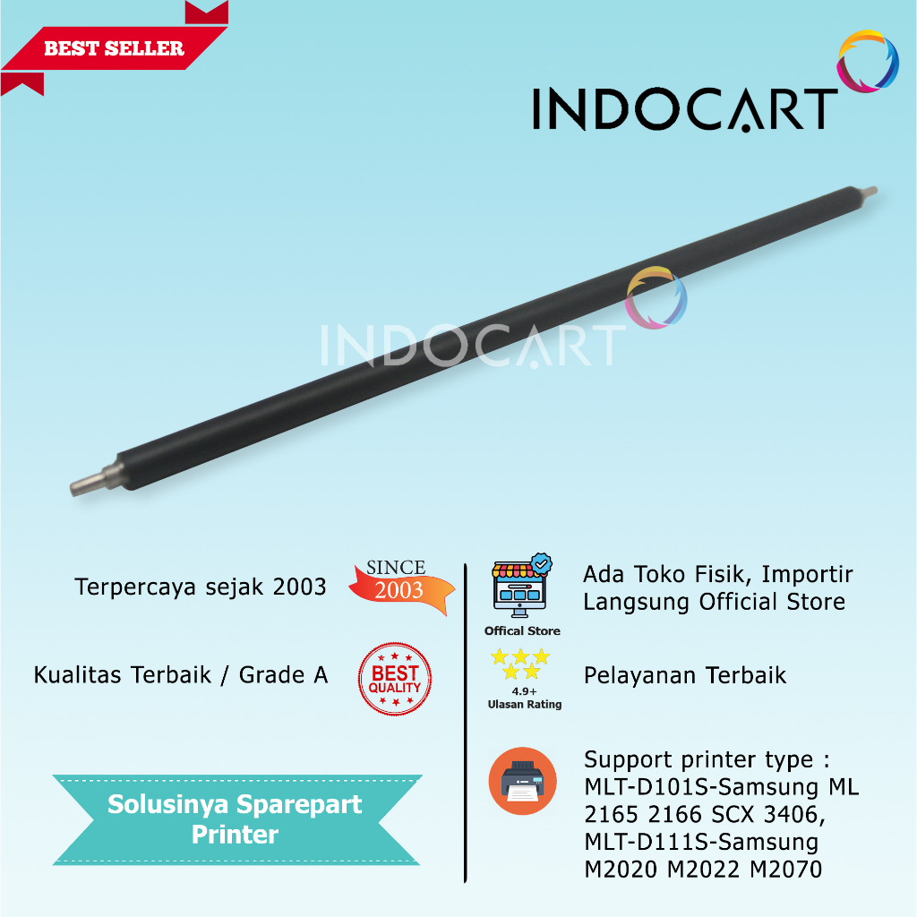 PCR Primary Charge Roller D101 D111-Samsung ML 2165 2166 M2020 M2070