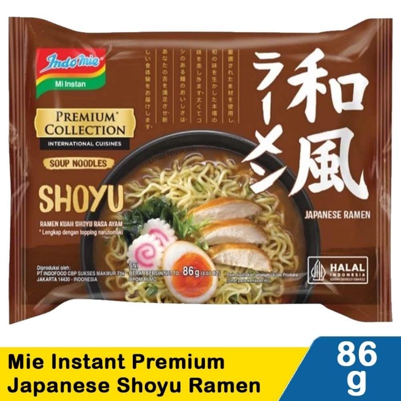 

Indomie Mie Instan Premium Shoyu Ramen 82 g