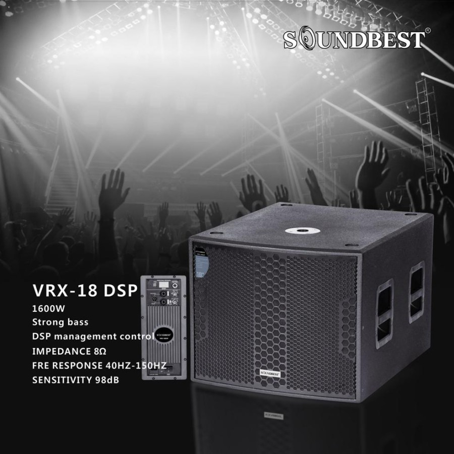 Subwoofer Aktif Soundbest VRX 18 DSP Original 18 inch Active VRX18 DSP