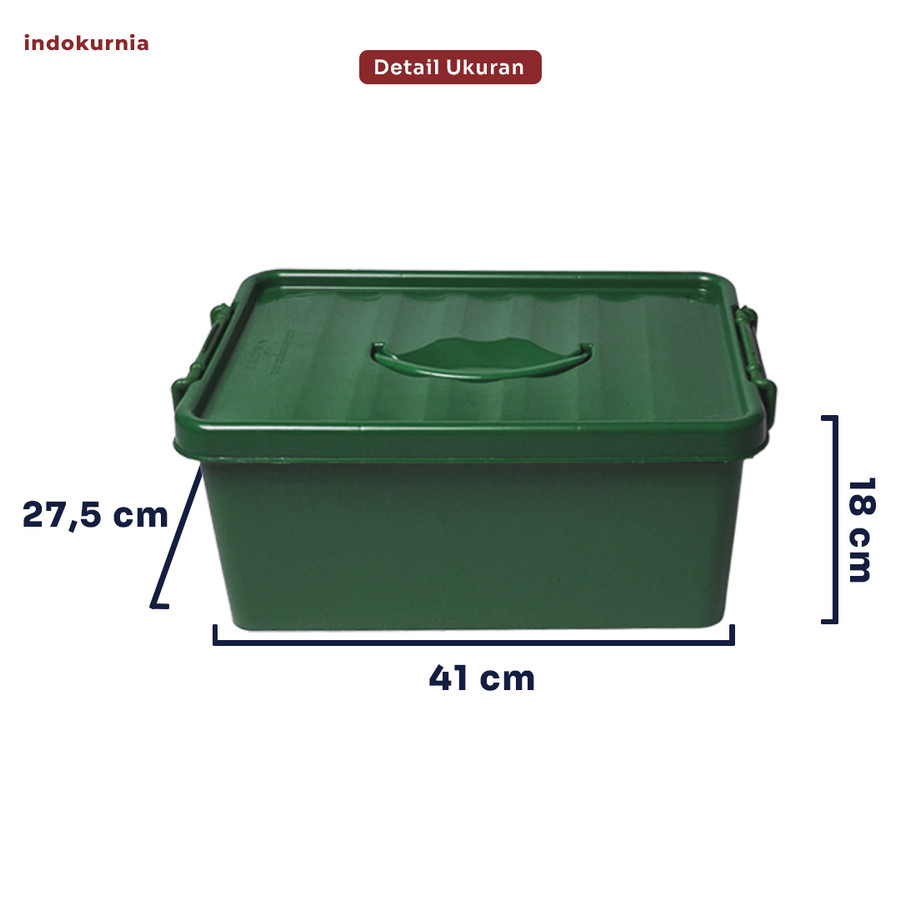 IK - KONTAINER BOX ORGANIZER 16 LITER ECO EKONOMIS WARNA TERMURAH