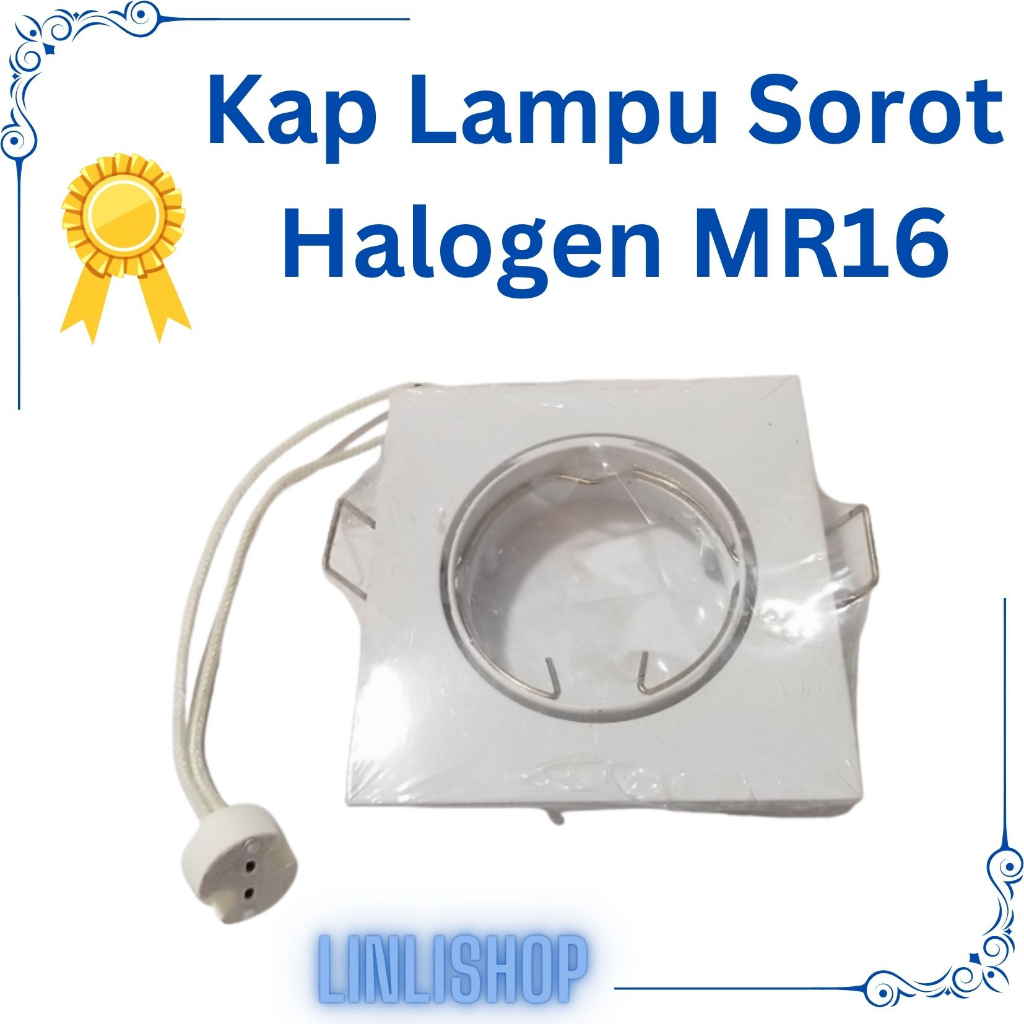 Kap Lampu Sorot  MR16 Putih/Kap Lampu Sorot Halogen