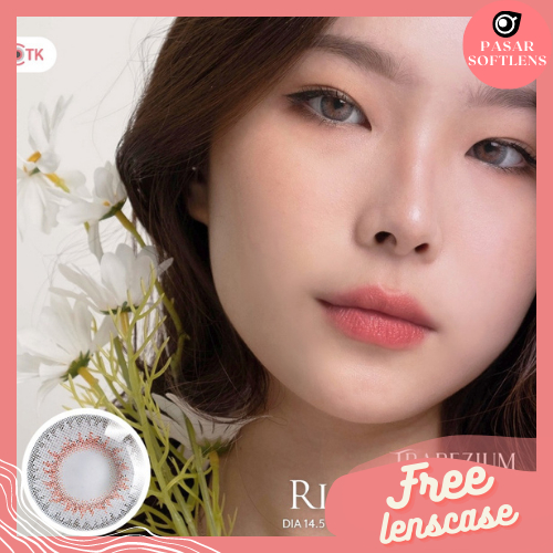 SOFTLENS TRAPEZIUM RIGEL MINUS (-0.50 S/D -6.00) BY CTK DIA 14.5MM / FREE LENSCASE / Softlen Soflen Soflens