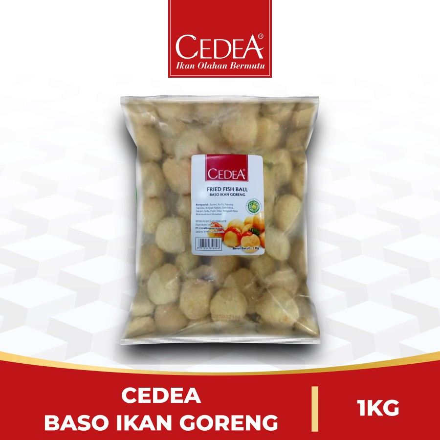 CEDEA FRIED FISH BALL SINGAPPORE 500GR-1000GR