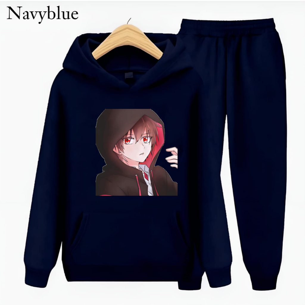 Setelan Sweater Hoodie Anak Anime Kagerou