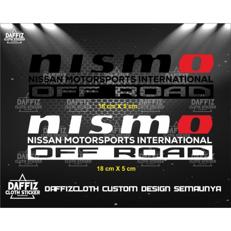 STICKER CUTTING NISMO