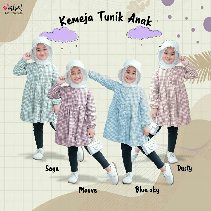 Kemeja Tunik Anak Perempuan Terbaru High Quality