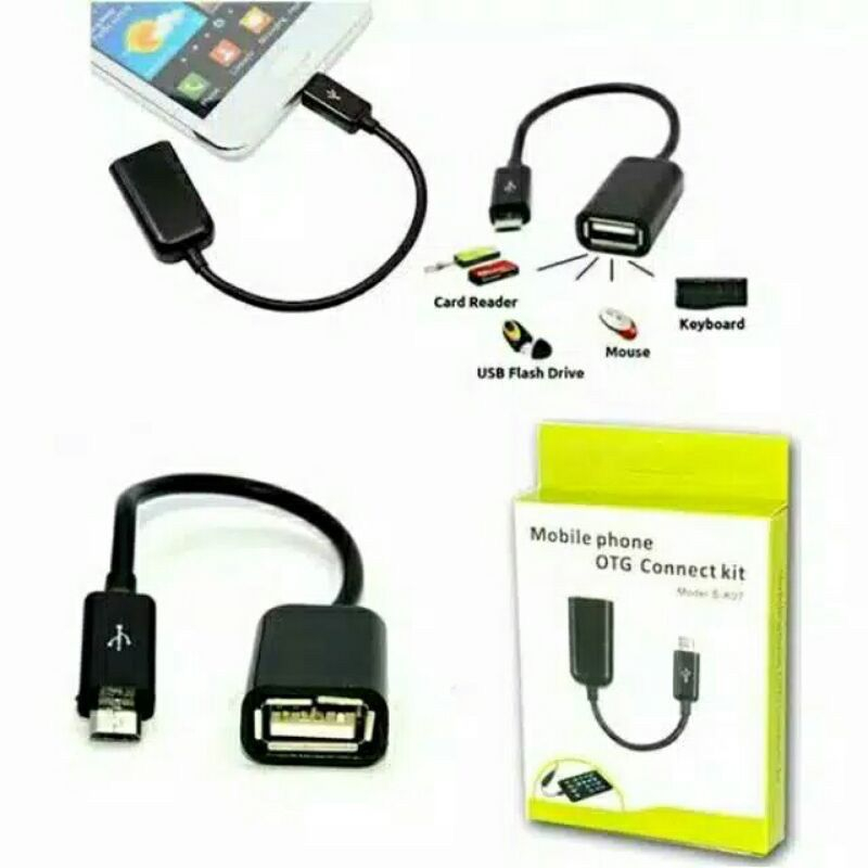 OTG USB / SAMBUNGAN OTG KABEL MINI / OTG MICRO USB SAMSUNG OTG UNIK