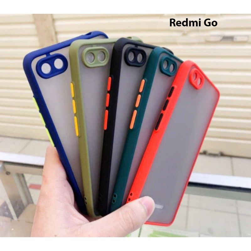 Casing MY CHOICE Bumper Aero Fuze Case My Choice Hard Case + Pelindung Kamera For Xiaomi Redmi Go