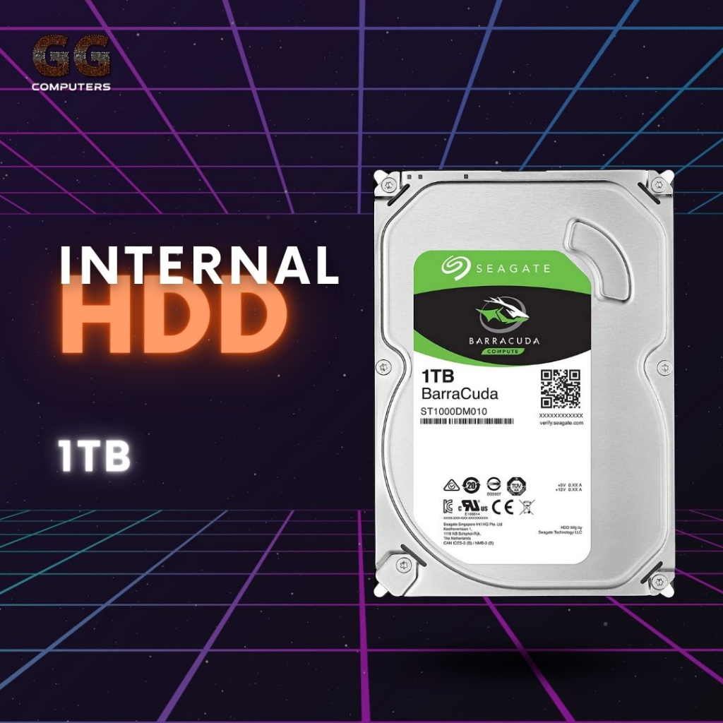 HDD SEAGATE BARRACUDA 1TB HDD 7200RPM